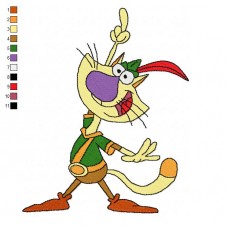 Nature Cat 06 Embroidery Design
